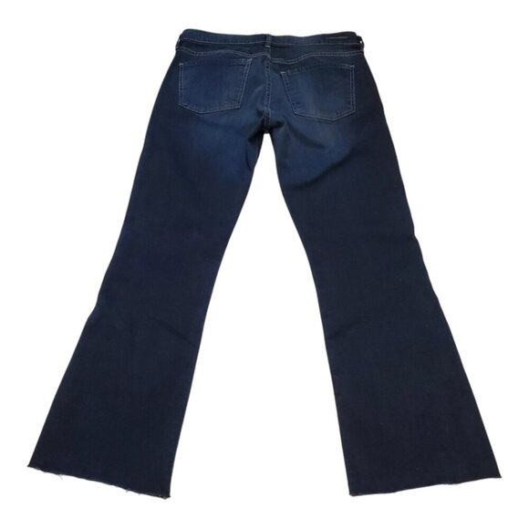 CITIZENS OF HUMANITY SZ 27 (29"W) Short Amber Bootcut Dark Wash Distress Jeans - Picture 5 of 11